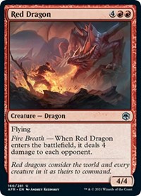 Red Dragon - Adventures in the Forgotten Realms - NM