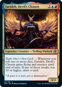 Farideh, Devil's Chosen - Adventures in the Forgotten Realms - NM