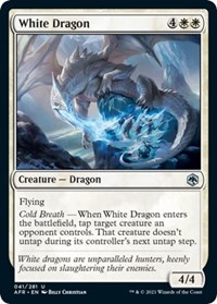 White Dragon - Adventures in the Forgotten Realms - NM