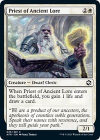 Priest of Ancient Lore - Adventures in the Forgotten Realms - NM