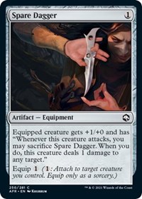 Spare Dagger - Adventures in the Forgotten Realms - NM