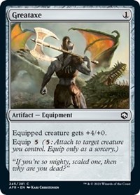 Greataxe - Adventures in the Forgotten Realms - NM