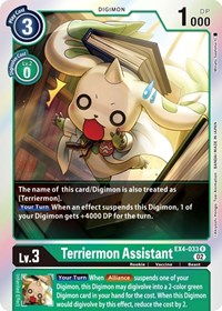 Terriermon Assistant - Alternative Being Booster - NM