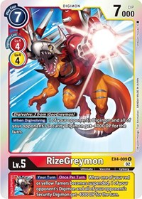 RizeGreymon - Alternative Being Booster - NM