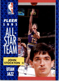 John Stockton - 1991-92 Fleer - #217 - Basketball