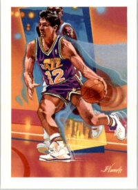 John Stockton - 1991-92 Hoops - #528 - Basketball