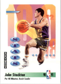 John Stockton - 1991-92 SkyBox - #306 - Basketball