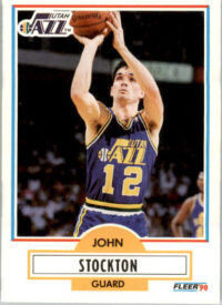 John Stockton - 1990-91 Fleer - #189 - Basketball