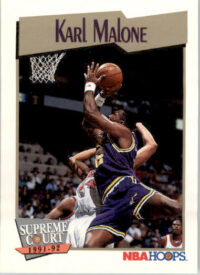 Karl Malone - 1991-92 Hoops - #499 - Basketball