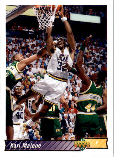 Karl Malone - 1992-93 Upper Deck - #112 - Basketball