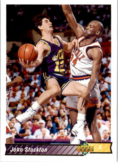 John Stockton - 1992-93 Upper Deck - #116 - Basketball