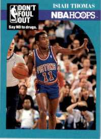 Isiah Thomas - 1990-91 Hoops - #389 - Basketball