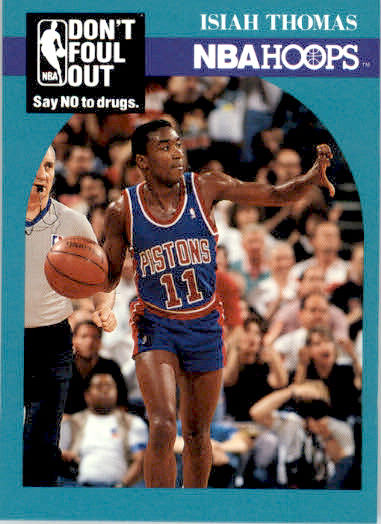 Isiah Thomas - 1990-91 Hoops - #389 - Basketball