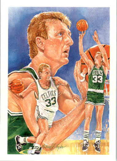 Larry Bird - 1990-91 Hoops - #356 - Basketball
