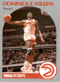 Dominique Wilkins - 1990-91 Hoops - #36 - Basketball