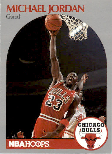 Michael Jordan - 1990-91 Hoops - #65 - Basketball