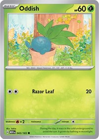Oddish - SV: Scarlet & Violet 151