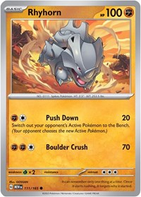 Rhyhorn - SV: Scarlet & Violet 151