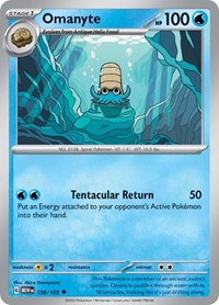 Omanyte - 138/165 - SV: Scarlet & Violet 151