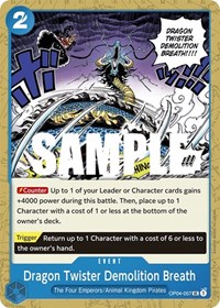 Dragon Twister Demolition Breath - Kingdoms of Intrigue - NM
