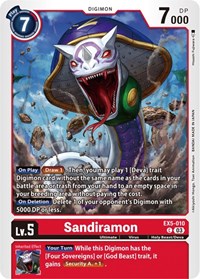 Sandiramon - Animal Colosseum - NM