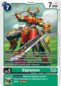 Vajramon - Animal Colosseum - NM