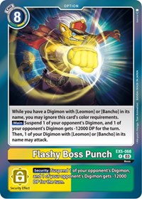 Flashy Boss Punch - Animal Colosseum - NM