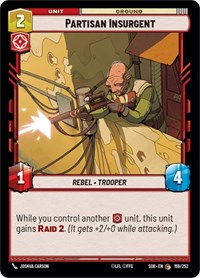 Partisan Insurgent - Spark of Rebellion - NM
