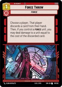 Force Throw - Spark of Rebellion - NM
