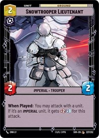 Snowtrooper Lieutenant - Spark of Rebellion - NM