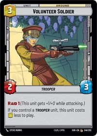 Volunteer Soldier - Spark of Rebellion - NM
