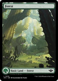 Forest (0276) - Outlaws of Thunder Junction - Foil NM