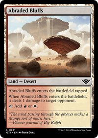 Abraded Bluffs - Outlaws of Thunder Junction - NM