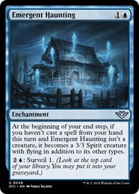Emergent Haunting - Outlaws of Thunder Junction - NM