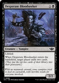 Desperate Bloodseeker - Outlaws of Thunder Junction - NM