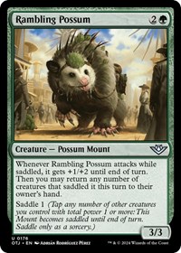 Rambling Possum - Outlaws of Thunder Junction - NM