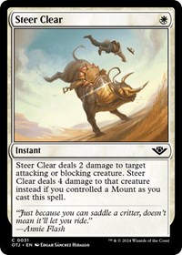 Steer Clear - Outlaws of Thunder Junction - NM