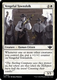 Vengeful Townsfolk - Outlaws of Thunder Junction - NM