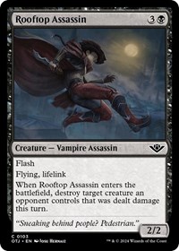 Rooftop Assassin - Outlaws of Thunder Junction - NM