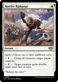 Rustler Rampage - Outlaws of Thunder Junction - NM