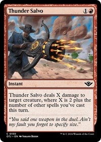 Thunder Salvo - Outlaws of Thunder Junction - NM