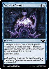 Seize the Secrets - Outlaws of Thunder Junction - Foil NM