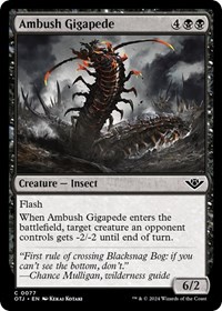 Ambush Gigapede - Outlaws of Thunder Junction - NM