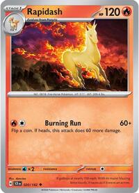 Rapidash - SV07: Stellar Crown - NM