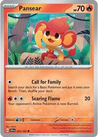 Pansear - SV07: Stellar Crown - NM