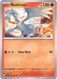 Reshiram - SV07: Stellar Crown - NM
