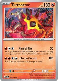 Turtonator - 025/142 - SV07: Stellar Crown - NM