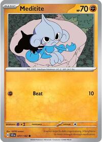 Meditite - 077/142 - SV07: Stellar Crown - NM
