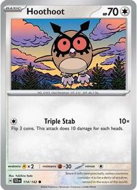 Hoothoot - SV07: Stellar Crown - NM
