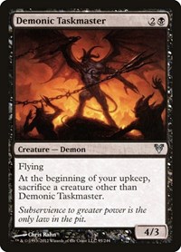Demonic Taskmaster - Avacyn Restored - NM